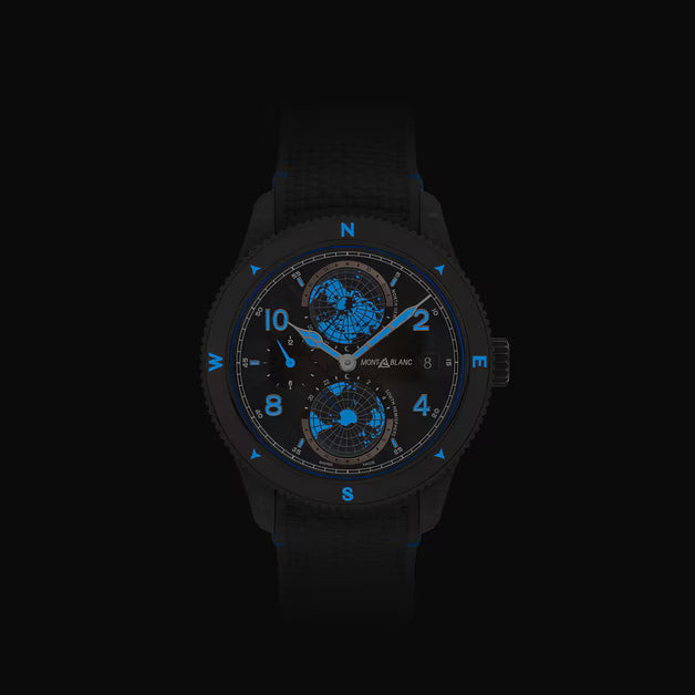 MONTBLANC 1858 GEOSPHERE CARBO₂ 0 OXYGEN EDIZIONE LIMITATA - 1969 ESEMPLARI